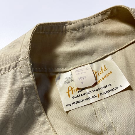 1960's American Field Fishing Vest Deadstock