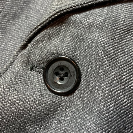 1940〜50's Unknown Black Chambray Atelier Coat Deadstock