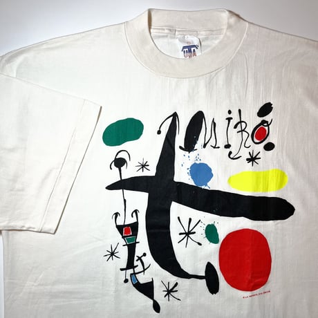 1990's〜 T'S USA MIRO Printed Tee Deadstock