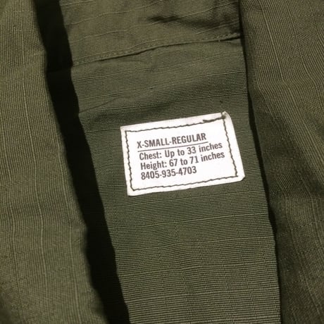 1960's US.ARMY Jungle Fatigue 4th Jacket Deadstock