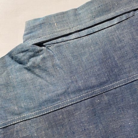1960's BULL-DOG Chambray L/S Shirt Deadstock