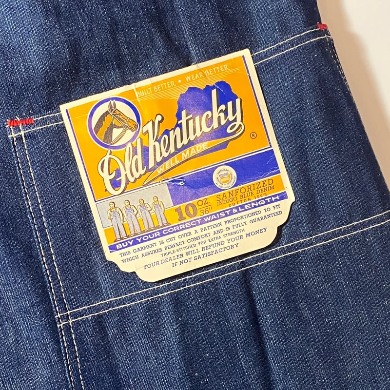 1950〜60's Old Kentucky Denim Coverall Deadstock