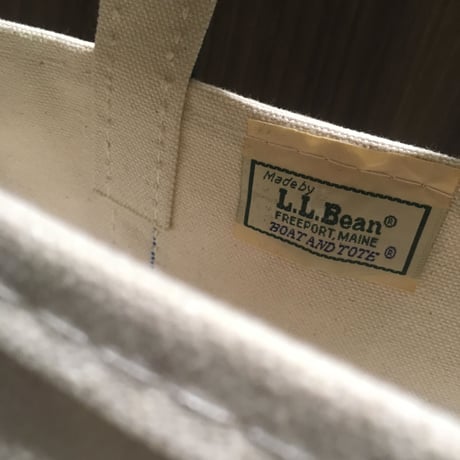 1980's L.L.Bean Boat&Tote Canvas Bag