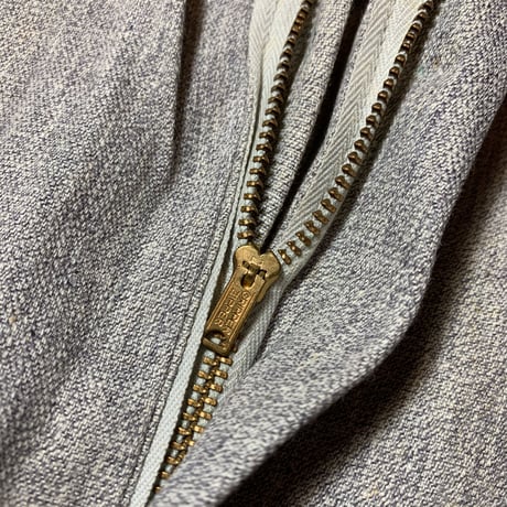 1950's GOLD STAR Gray Covert Easy Pants Deadstock