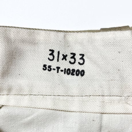 1950's US.ARMY Chino Trousers Deadstock