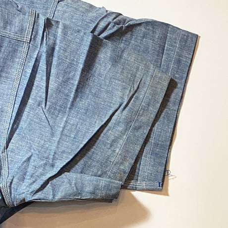 1950〜60's Sears Chambray S/S Shirt Deadstock