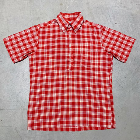 1970's reyn spooner Palaka Check Pullover S/S Shirt