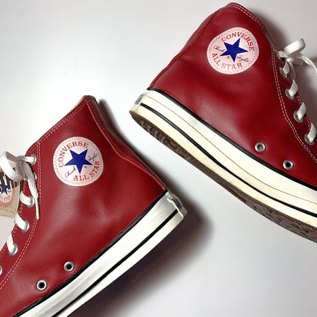 1990's CONVERSE ALL STAR Leather Hi Deadstock