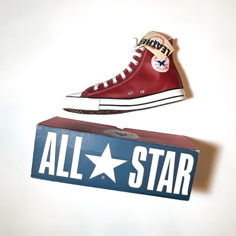 1990's CONVERSE ALL STAR Leather Hi Deadstock