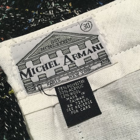 1990's MICHEL ARMANI Slacks Deadstock