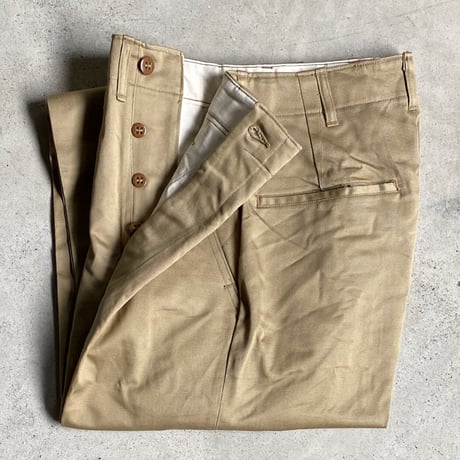 1940's US.ARMY M-45 Chino Trousers Deadstock