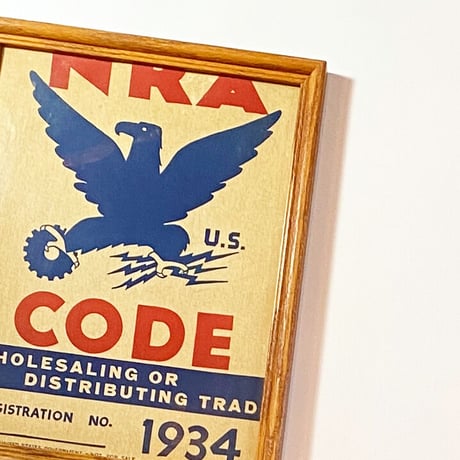 1930's NRA CODE Poster