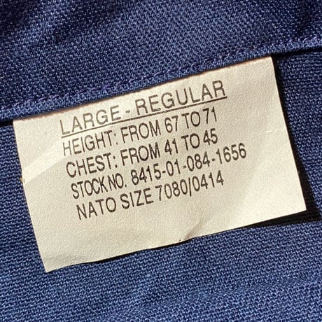 1990's US.NAVY Combat Jacket Deadstock