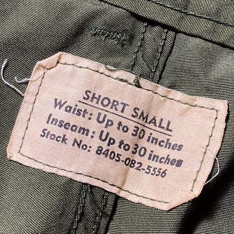 1960's US.ARMY Jungle Fatigue 1st Trousers