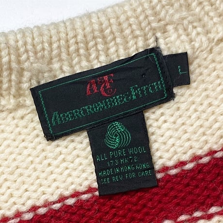 1980's〜 Abercrombie&Fitch Boatneck Sweater
