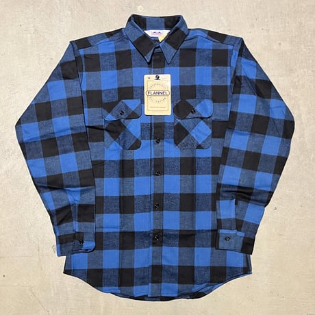 1990's DAKOTA Heavy Flannel L/S Shirt Deadstock