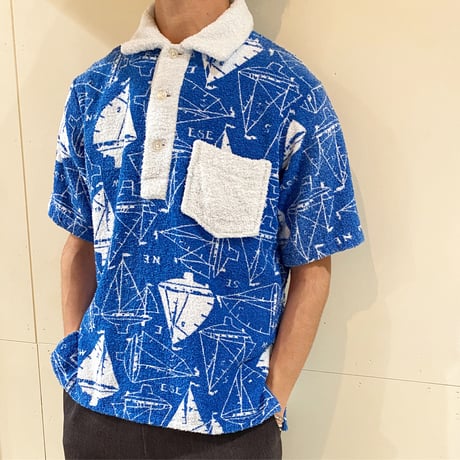 1960's Sea Island Mfg.Co. Pile Pullover S/S Shirt
