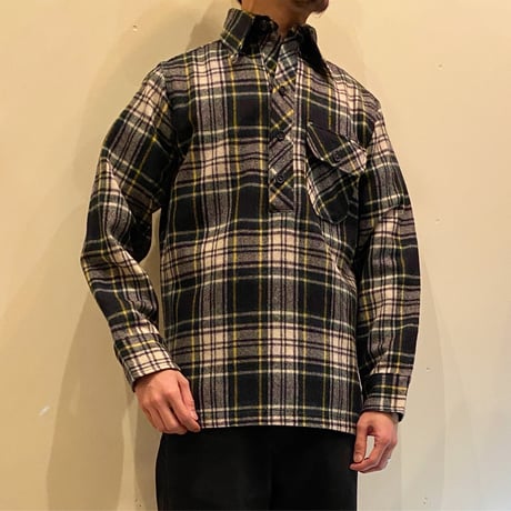 1980's L.L.Bean Trapper Pullover Wool L/S Shirt