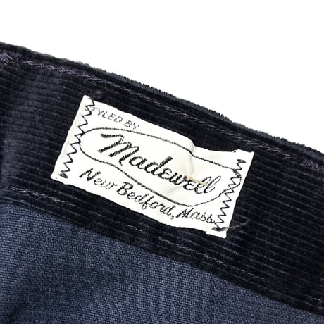 1960's Madewell Corduroy Pants Deadstock