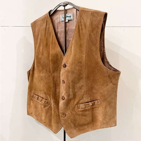 1980's L.L.Bean Suede Leather Vest