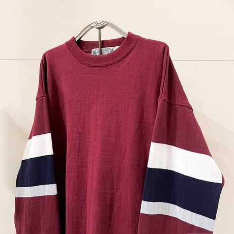 1980's THATCHER&CROSS Rugger L/S Tee Deadstock
