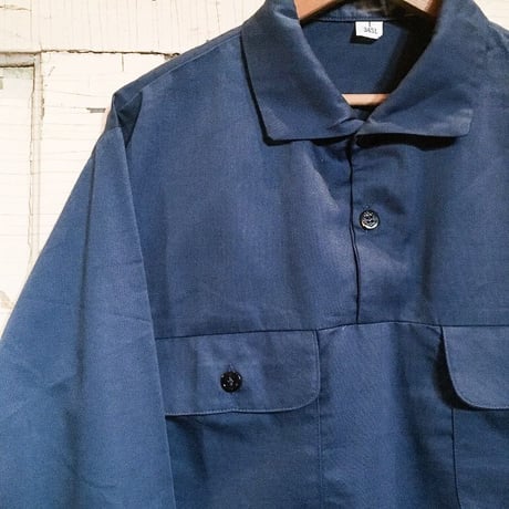 1970's US.NAVY Utility Pullover L/S Shirt Deadstock