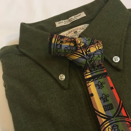 1960's Ludlow vermont Cotton Necktie