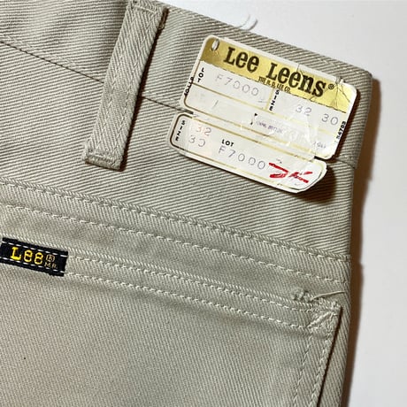 1970's Lee Leens Tapered Pants Deadstock