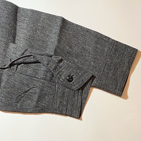 1950's UNCLE SAM Black Chambray Pullover L/S Shirt Deadstock