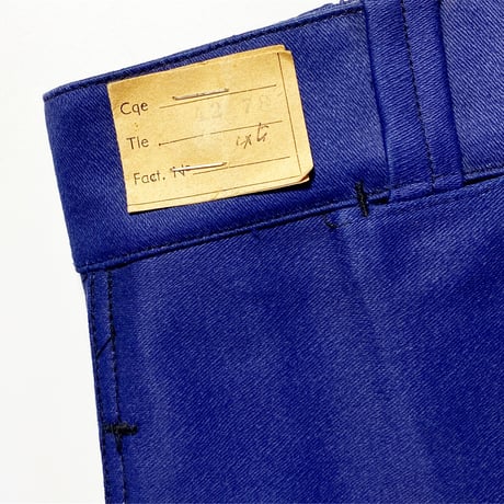 1950's Unknown Moleskin Trousers Deadstock