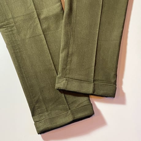1960's Unknown Corduroy Tapered Pants Deadstock