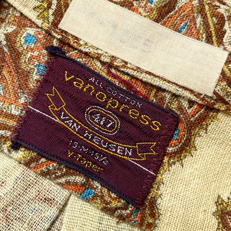 1960's〜 VAN HEUSEN S/S Shirt