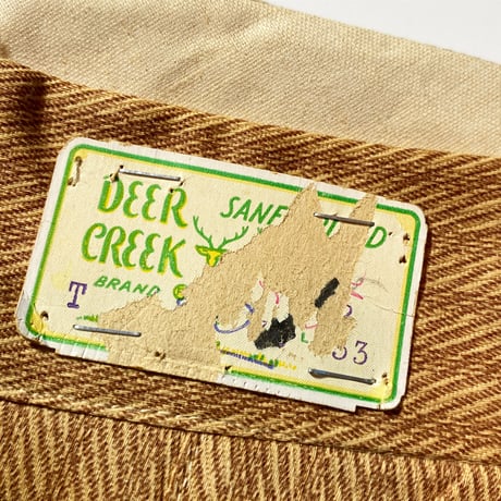 1930〜40's DEER CREEK Cotton Trousers Deadstock