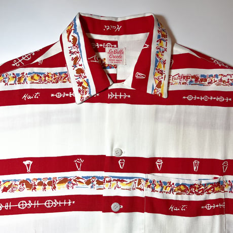 1950's La Belle Greole Rayon S/S Shirt