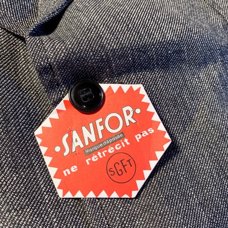 1950's KONECO Black Chambray  Atelier Coat Deadstock