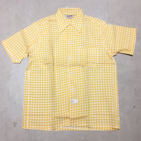 1950's WASH'N WEAR Seersucker S/S Shirt Deadstock