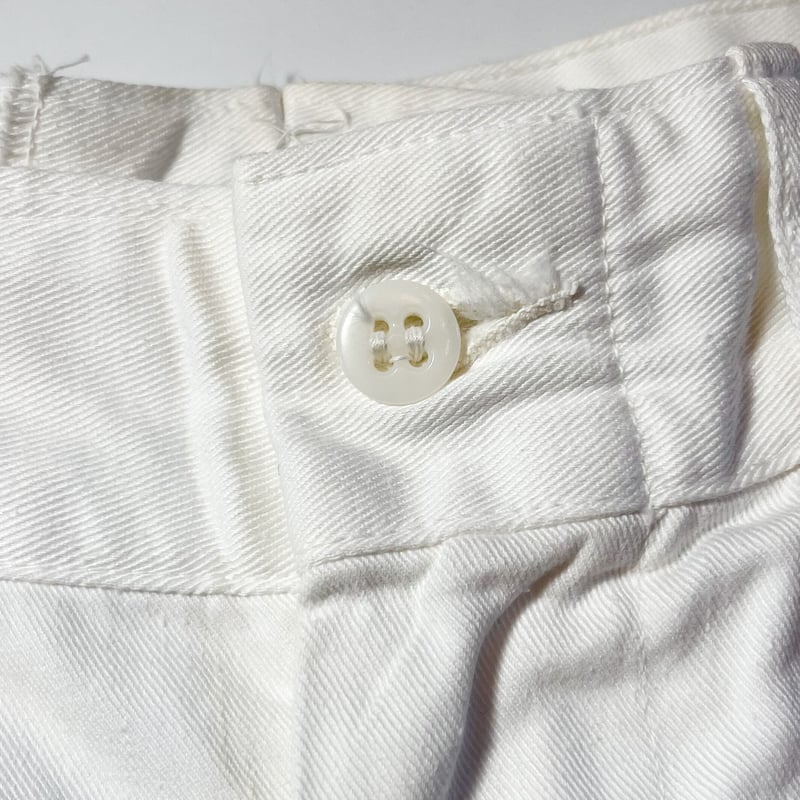ORRS 沖縄　トラウザーズ　ホワイト　未使用 1960's US.NAVY White Trousers | Unwave