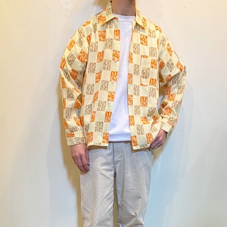 1950's DISTINCTIVE Sportswear Rayon L/S Shirt