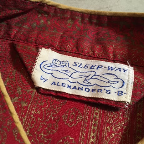 1960's SLEEP-WAY by ALEXANDER'S Pajama L/S Shirt