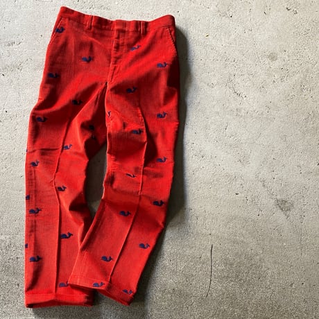 1970's〜 MURRAY'S Corduroy Embroidery Trousers