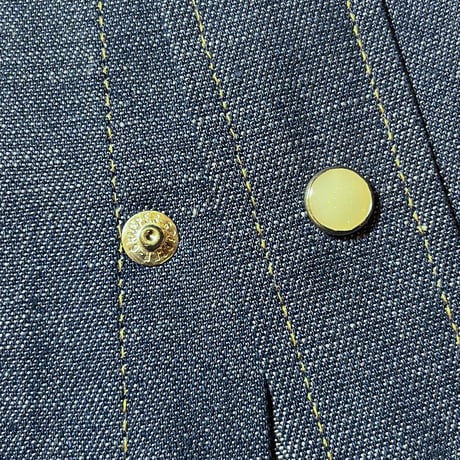 1970's WASHINGTON DEE CEE Denim Western L/S Shirt Deadstock