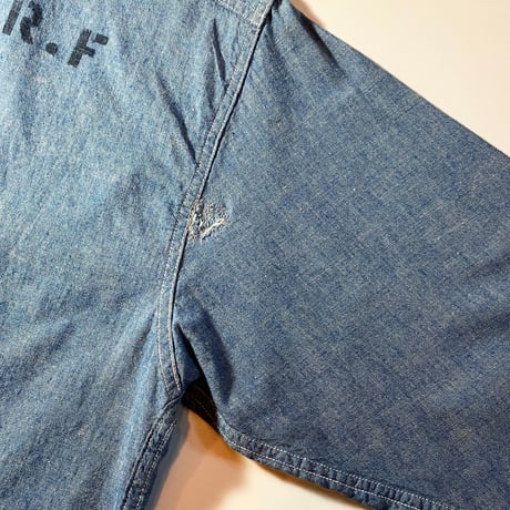 1940's〜 US.NAVY Chambray L/S Shirt