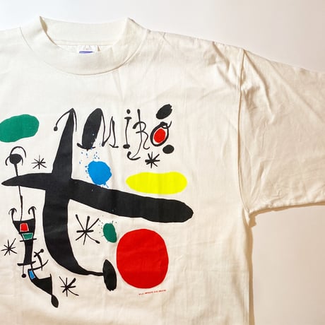 1990's〜 T'S USA MIRO Printed Tee Deadstock