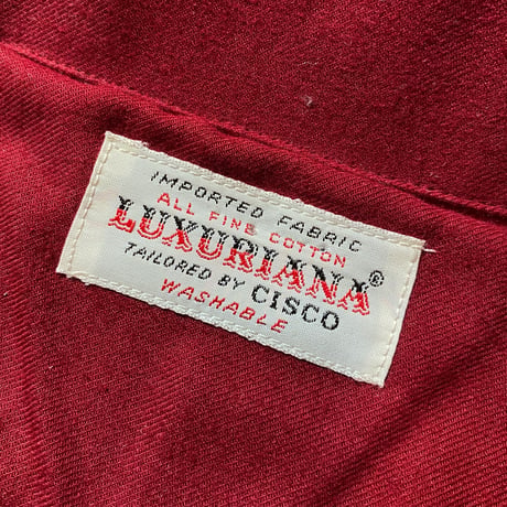 1960's LUXURIANA Flannel L/S Shirt Deadstock