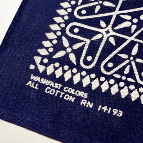 1960's〜 WASHFAST COLOR Bandana Deadstock