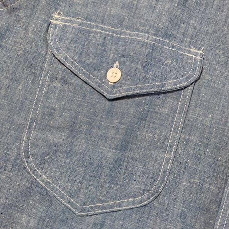 1960's OSHKOSH Chambray L/S Shirt Deadstock