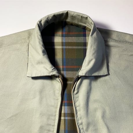 1960's Unknown Cotton Reversible Blouson Deadstock