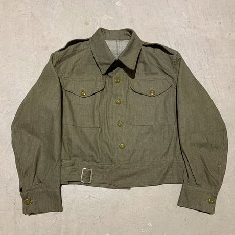 1950's British Army Green Denim Jacket Deadstock