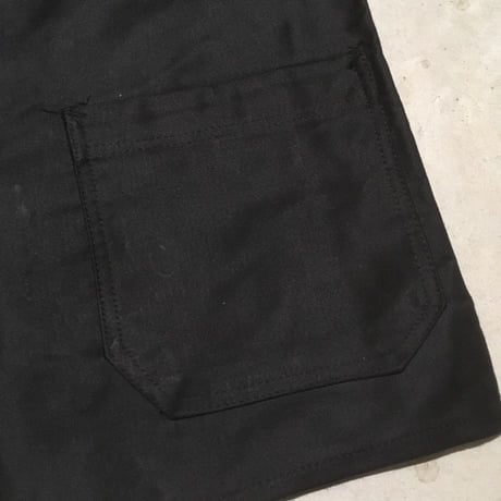 1950's Dubure&Deverchere Black Moleskin Jacket Deadstock