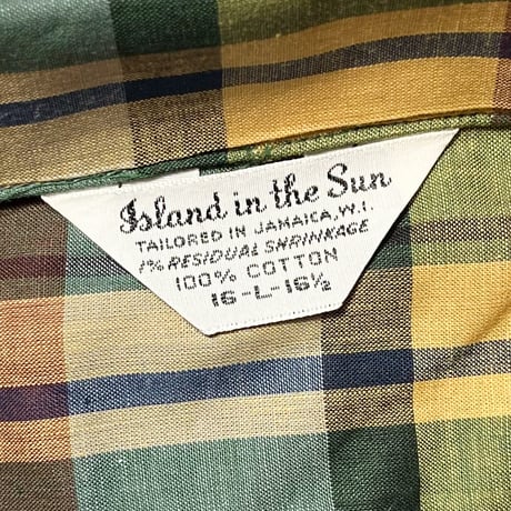 1960's Island in the Sun L/S Shirt Deadstock